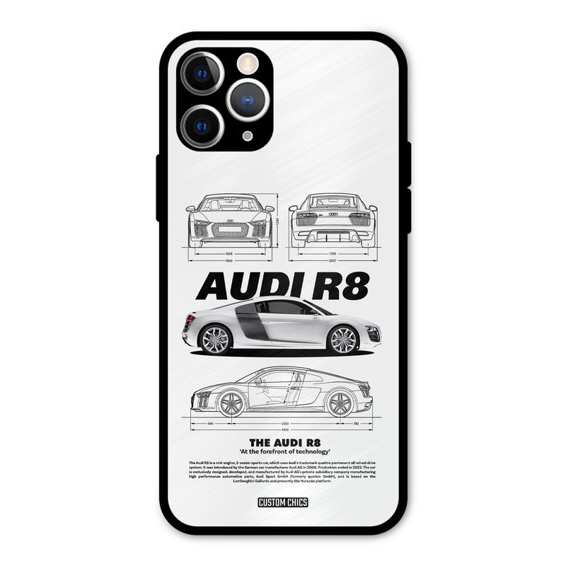 White Supercar iPhone 11 Pro Mobile Back Cover - Car&Bike PrintShield Case