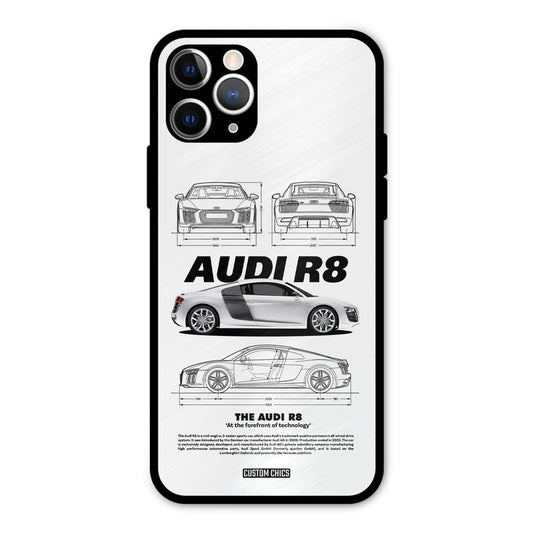 White Supercar iPhone 11 Pro Mobile Back Cover - Car&Bike PrintShield Case