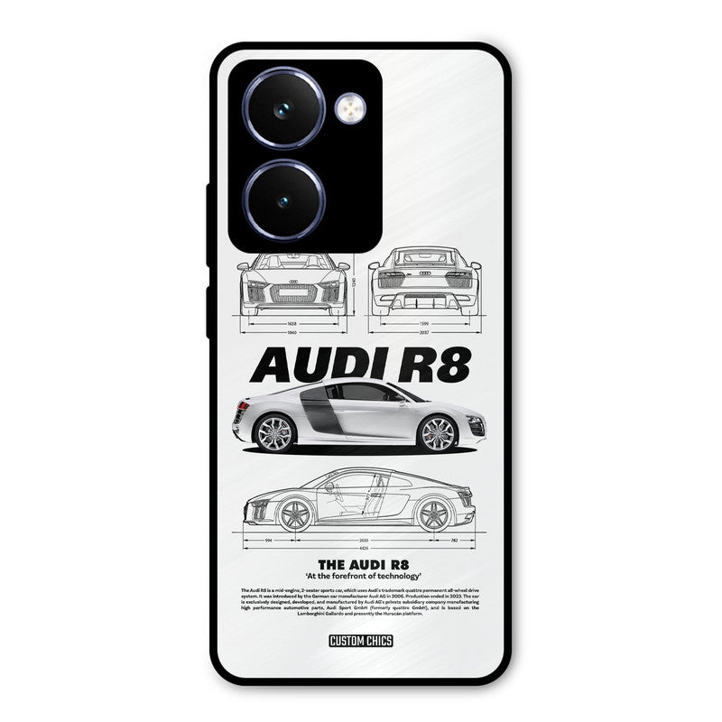 White Supercar Realme P3 Ultra Mobile Back Cover - Car&Bike PrintShield Case