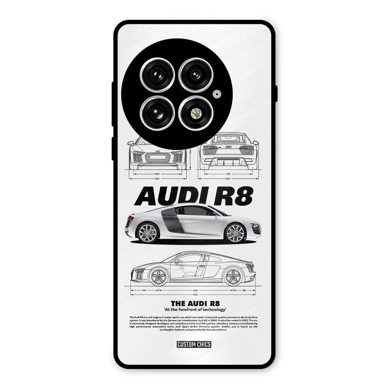 White Supercar Oneplus 13 Mobile Back Cover - Car&Bike PrintShield Case