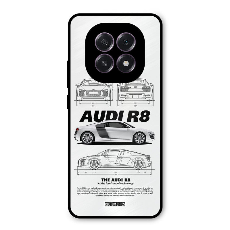 White Supercar Oppo F29 Mobile Back Cover - Car&Bike PrintShield Case