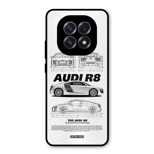 White Supercar Oppo F29 Mobile Back Cover - Car&Bike PrintShield Case