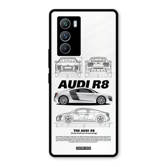 White Supercar iQOO 9SE Mobile Back Cover - Car&Bike PrintShield Case