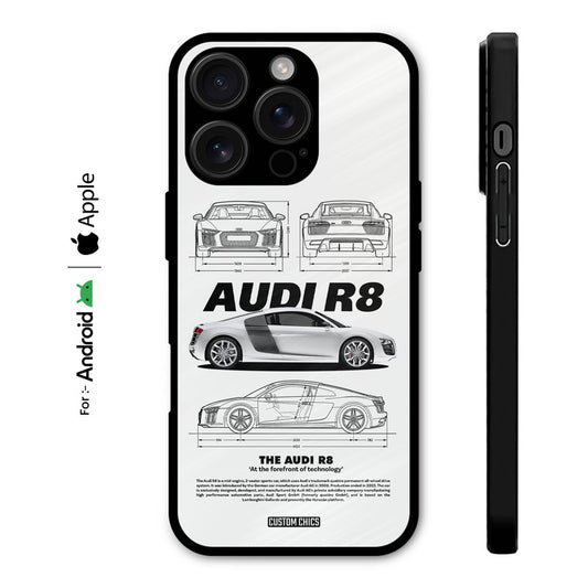 White Supercar Case – Premium PrintShield Mobile Cover