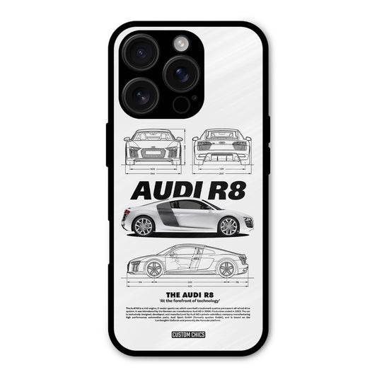 White Supercar iPhone 16 Pro Mobile Back Cover - Car&Bike PrintShield Case