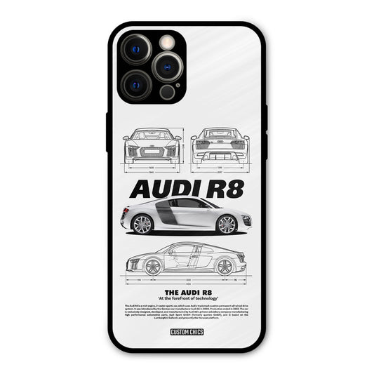 White Supercar iPhone 12 Pro Max Mobile Back Cover - Car&Bike PrintShield Case