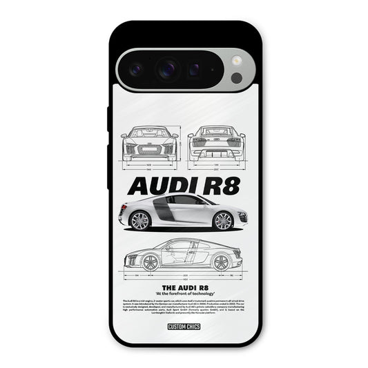 White Supercar Google Pixel 9 Pro XL Mobile Back Cover - Car&Bike PrintShield Case