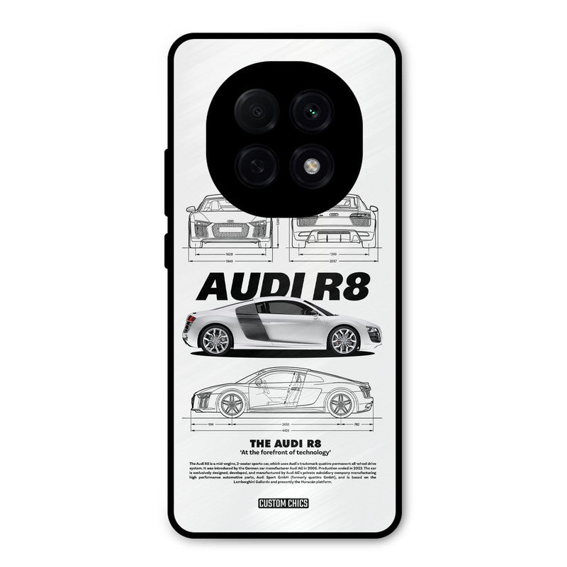 White Supercar Oppo F29 Pro Mobile Back Cover - Car&Bike PrintShield Case