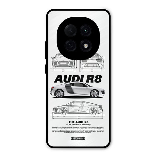 White Supercar Oppo F29 Pro Mobile Back Cover - Car&Bike PrintShield Case