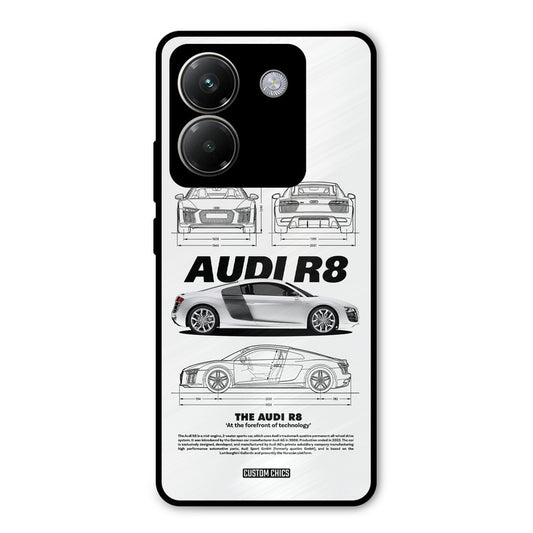 White Supercar Poco M7 Pro Mobile Back Cover - Car&Bike PrintShield Case