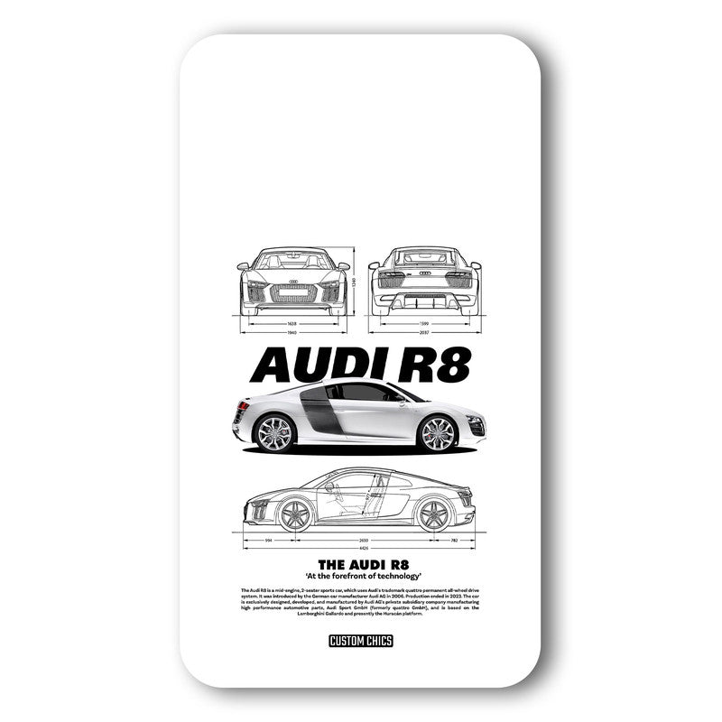 White Supercar Case – Premium PrintShield Mobile Cover