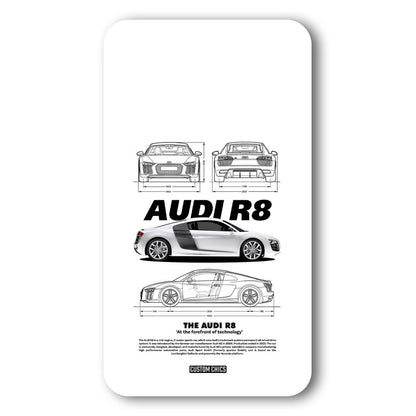 White Supercar Case – Premium PrintShield Mobile Cover