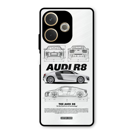 White Supercar Oppo A5 Pro Mobile Back Cover - Car&Bike PrintShield Case