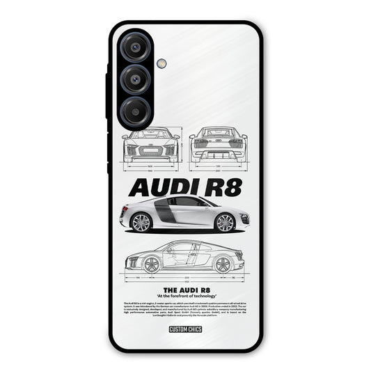 White Supercar Samsung Galaxy A16 5G Mobile Back Cover - Car&Bike PrintShield Case