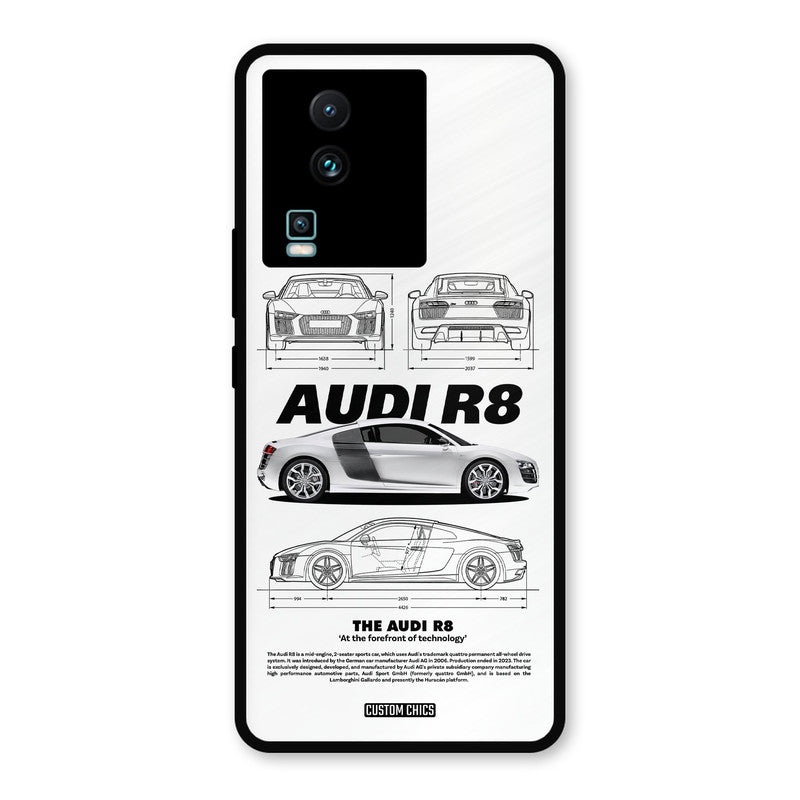 White Supercar IQOO Neo 7 Mobile Back Cover - Car&Bike PrintShield Case