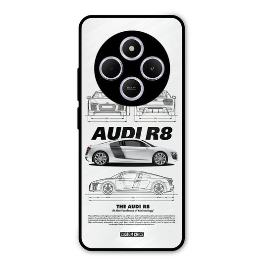 White Supercar Poco M7 Mobile Back Cover - Car&Bike PrintShield Case