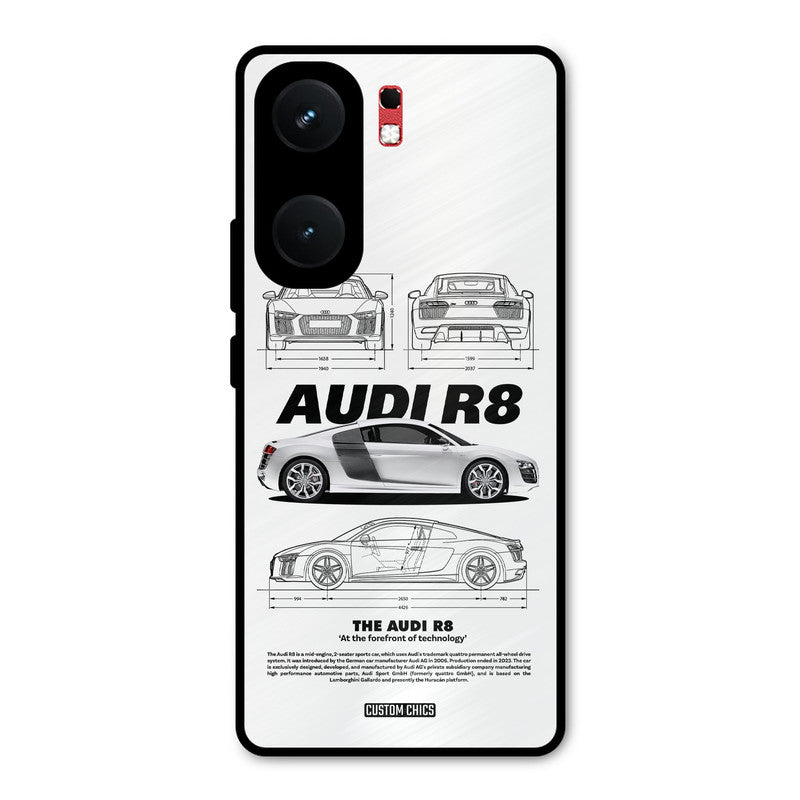 White Supercar iQOO Neo 9 Pro Mobile Back Cover - Car&Bike PrintShield Case