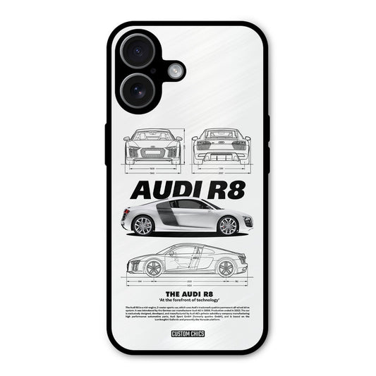 White Supercar iPhone 17 Mobile Back Cover - Car&Bike PrintShield Case