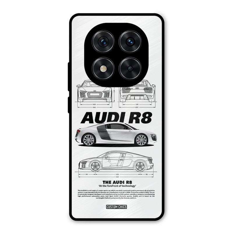 White Supercar Redmi Note 14 Pro Mobile Back Cover - Car&Bike PrintShield Case