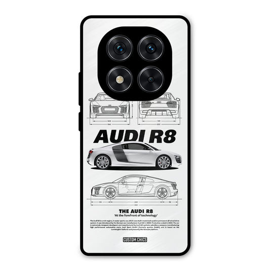 White Supercar Redmi Note 14 Pro Mobile Back Cover - Car&Bike PrintShield Case