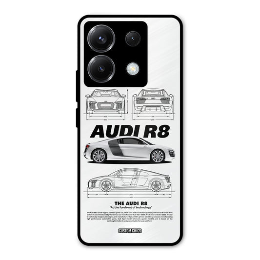 White Supercar Poco X6 Mobile Back Cover - Car&Bike PrintShield Case