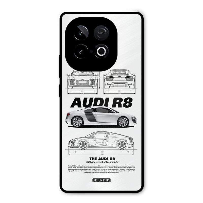 White Supercar iQOO Neo 10 Mobile Back Cover - Car&Bike PrintShield Case