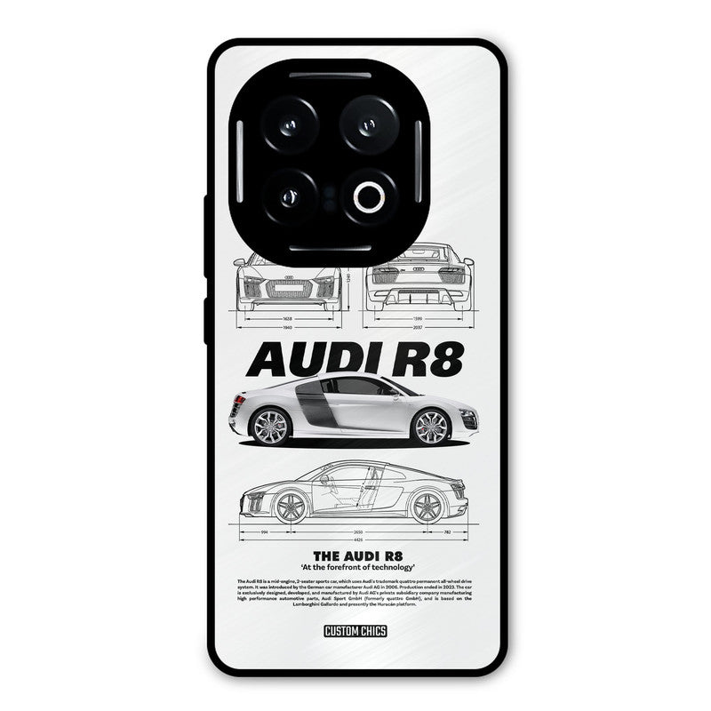 White Supercar iQOO 13 Mobile Back Cover - Car&Bike PrintShield Case