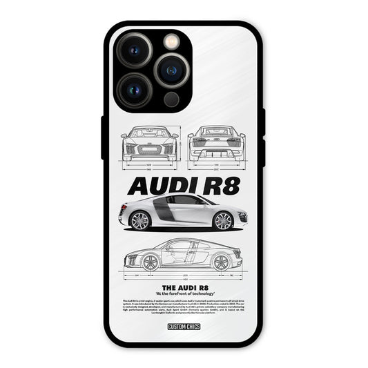White Supercar iPhone 13 Pro Mobile Back Cover - Car&Bike PrintShield Case
