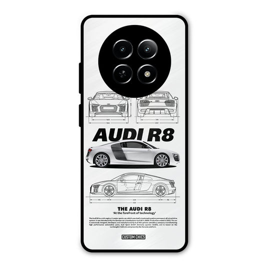 White Supercar Realme Narzo N65 Mobile Back Cover - Car&Bike PrintShield Case