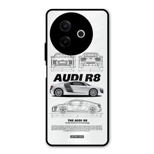White Supercar Vivo Y39 Mobile Back Cover - Car&Bike PrintShield Case