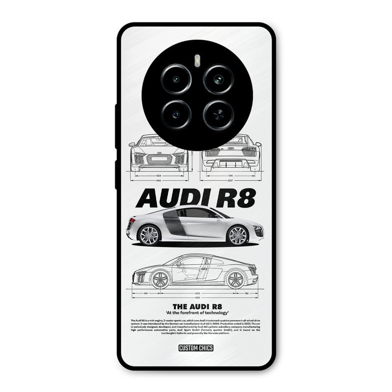 White Supercar Realme P1 5G Mobile Back Cover - Car&Bike PrintShield Case