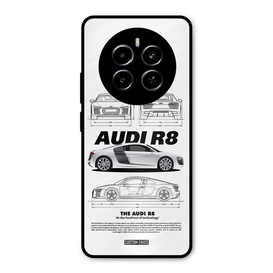 White Supercar Realme P1 5G Mobile Back Cover - Car&Bike PrintShield Case