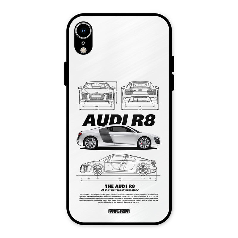 White Supercar iPhone XR Mobile Back Cover - Car&Bike PrintShield Case