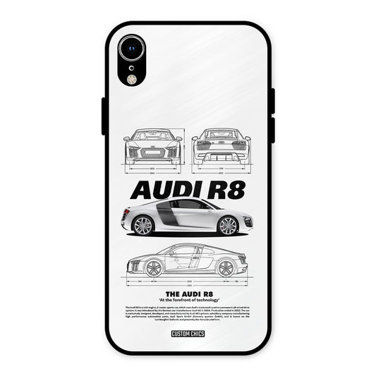 White Supercar iPhone XR Mobile Back Cover - Car&Bike PrintShield Case