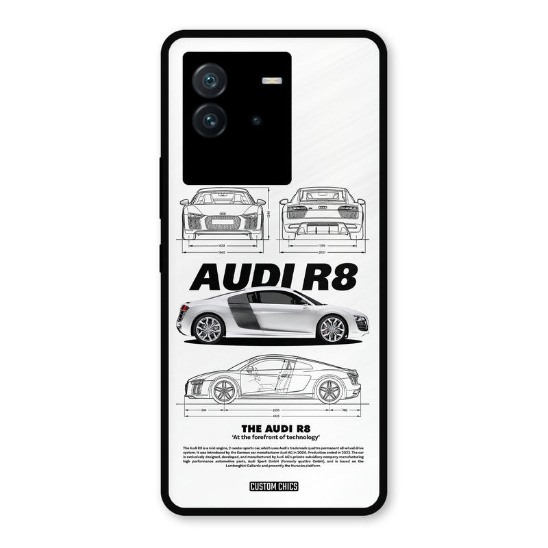 White Supercar iQoo Neo 6 Mobile Back Cover - Car&Bike PrintShield Case