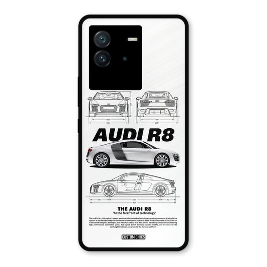 White Supercar iQoo Neo 6 Mobile Back Cover - Car&Bike PrintShield Case