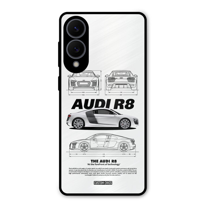 White Supercar Samsung Galaxy S25 Edge Mobile Back Cover - Car&Bike PrintShield Case