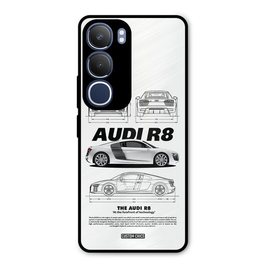 White Supercar Vivo Y29 Mobile Back Cover - Car&Bike PrintShield Case