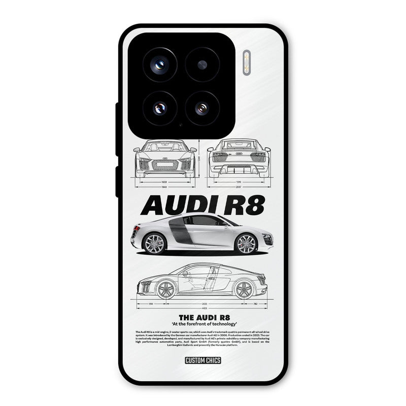 White Supercar Xiaomi 15 5G Mobile Back Cover - Car&Bike PrintShield Case