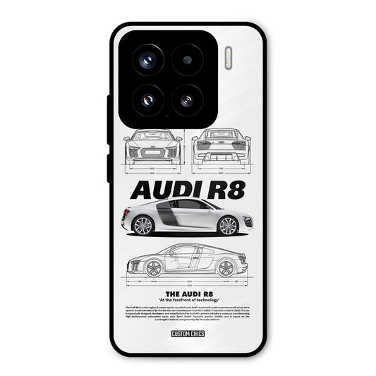 White Supercar Xiaomi 15 5G Mobile Back Cover - Car&Bike PrintShield Case