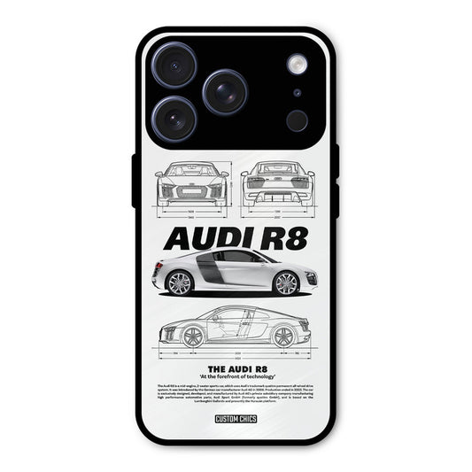 White Supercar iPhone 17 Pro Max Mobile Back Cover - Car&Bike PrintShield Case