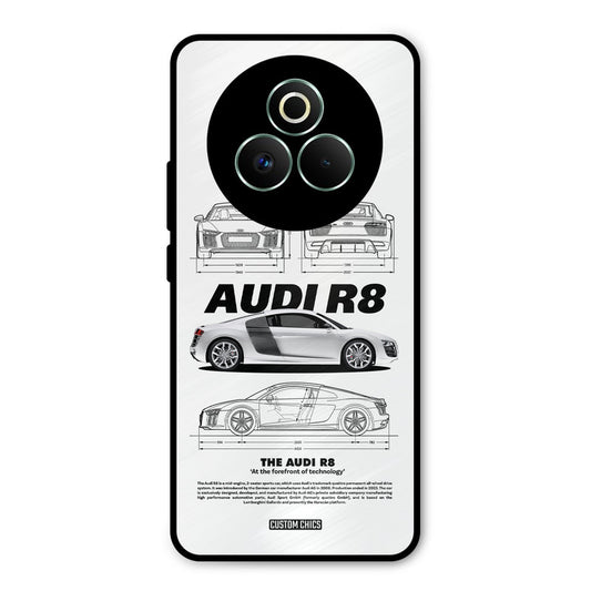 White Supercar Realme P3 Pro 5G Mobile Back Cover - Car&Bike PrintShield Case