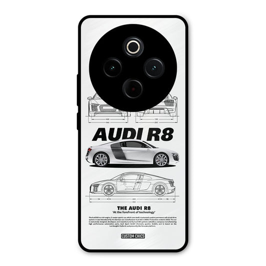 White Supercar iQoo Z10 Mobile Back Cover - Car&Bike PrintShield Case