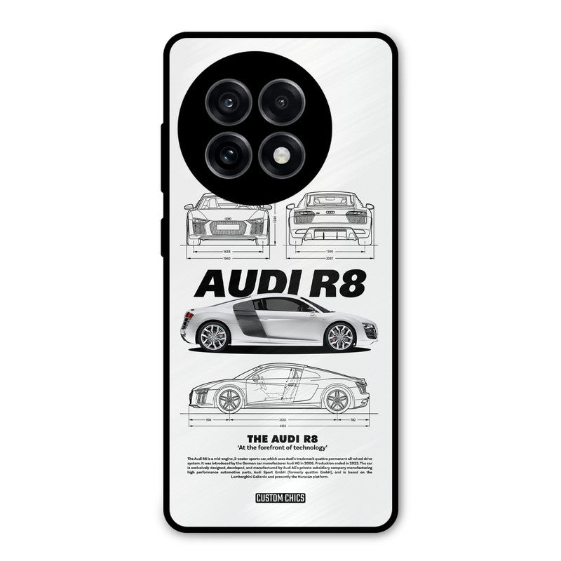 White Supercar OnePlus 13R Mobile Back Cover - Car&Bike PrintShield Case