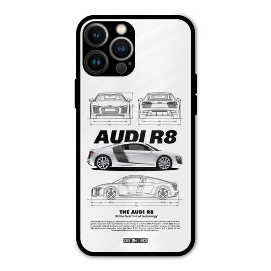 White Supercar iPhone 13 Pro Max Mobile Back Cover - Car&Bike PrintShield Case
