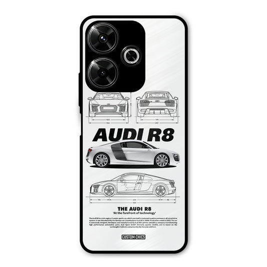 White Supercar Redmi 13 5G Mobile Back Cover - Car&Bike PrintShield Case