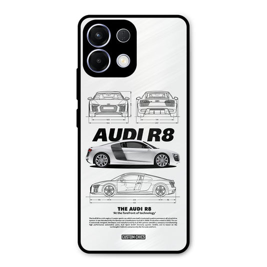 White Supercar Oppo K13 5G Mobile Back Cover - Car&Bike PrintShield Case
