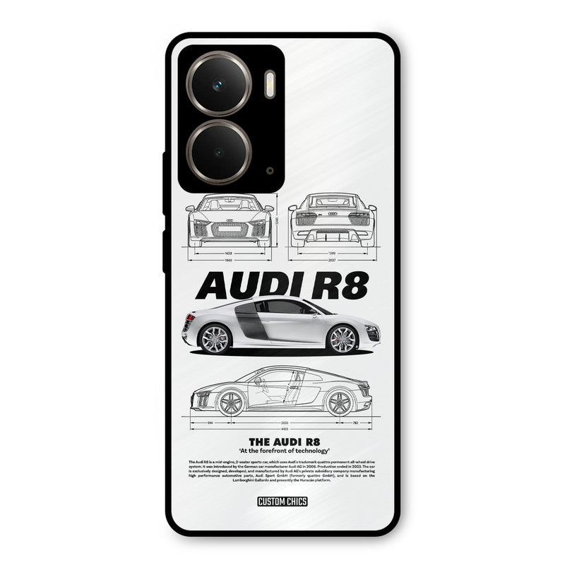 White Supercar Realme P3 Mobile Back Cover - Car&Bike PrintShield Case