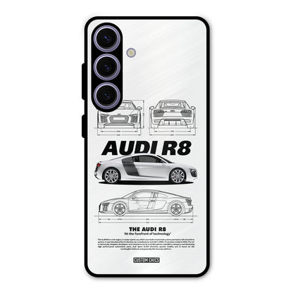 White Supercar Samsung Galaxy S24 Mobile Back Cover - Car&Bike PrintShield Case