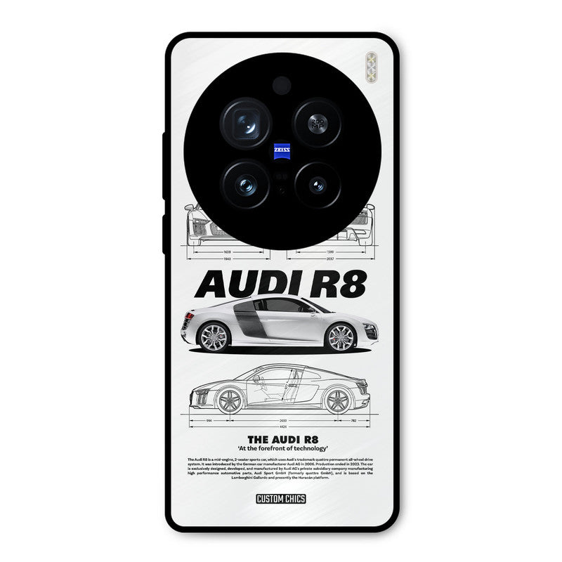White Supercar Vivo X200 Pro Mobile Back Cover - Car&Bike PrintShield Case